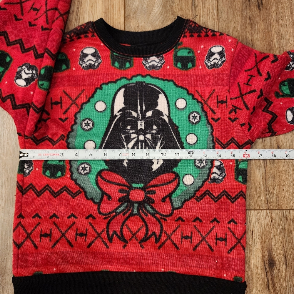 Star Wars Red and Green Sweater - Picture 6 of 8